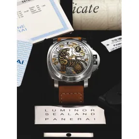 沛纳海/Panerai 不锈钢  自动机械表芯  PAM00838