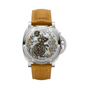 沛纳海/Panerai AISI 316L磨砂精钢 PAM00863