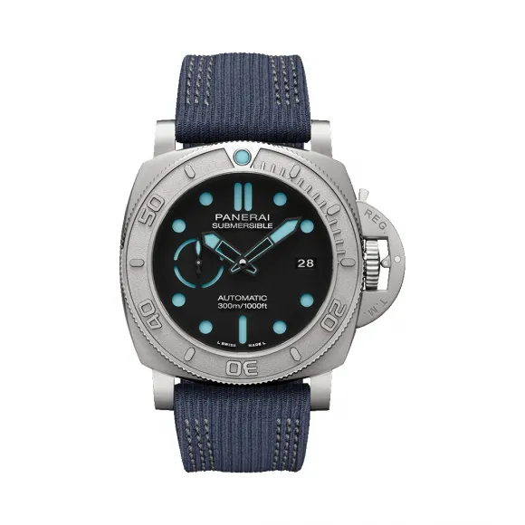 沛纳海/Panerai 采用EcoTitaniumTM环保钛金属制造 潜行系列系列 自动机械表芯 男表 PAM00985