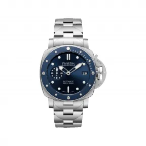 沛纳海/Panerai Submersible系列 42MM 磨砂精钢 自动机械机芯 男表 PAM01068
