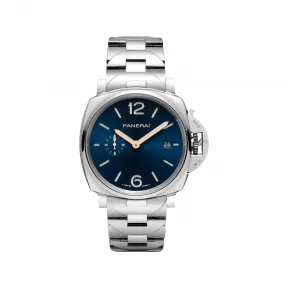 沛纳海/Panerai Luminor Due 系列 AISI 316L抛光精钢 42毫米 自动机械机芯 男表 PAM01124