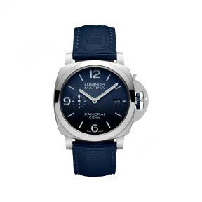 沛纳海/Panerai Luminor 系列 磨砂eSteel™材质 44毫米 自动机械机芯 男表 PAM01157
