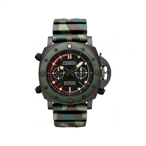 沛纳海/Panerai Submersible潜行系列 47MM DLC涂层钛 自动机械机芯 男表 PAM01238