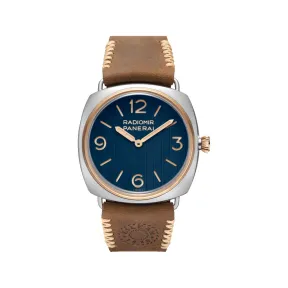 沛纳海/Panerai Radiomir系列 45MM 雕刻铜绿钢 手动机械机芯 男表 PAM01244