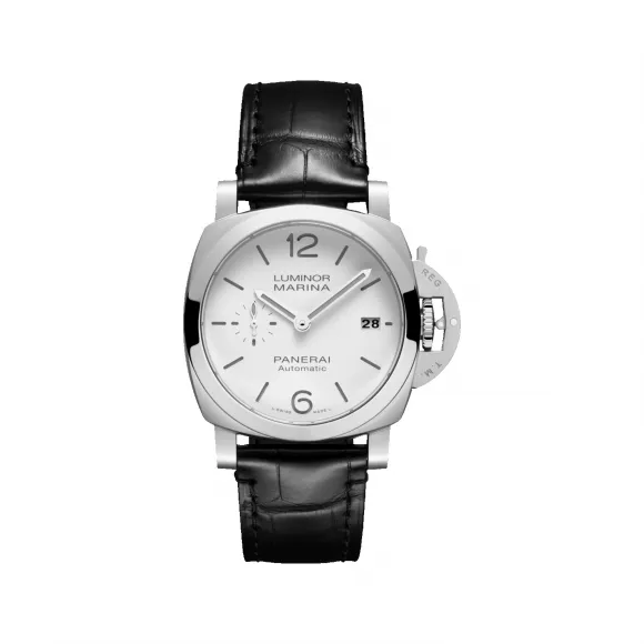 沛纳海/Panerai Luminor系列 40毫米 AISI 316L磨砂精钢 自动机械机芯男表 PAM01271