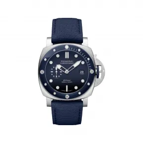 沛纳海/Panerai Submersible系列 44MM 拉丝 eSteel™ 自动机械机芯 男表 PAM01289