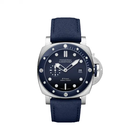 沛纳海/Panerai Submersible系列 44MM 拉丝 eSteel™ 自动机械机芯 男表 PAM01289