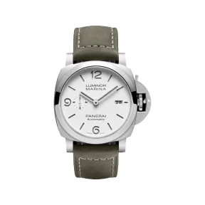 沛纳海/Panerai Luminor 44mm AISI 316L拉丝钢 男表 PAM01314