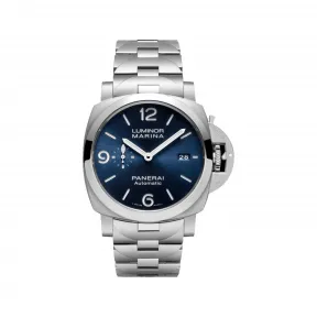 沛纳海/Panerai Luminor 44mm AISI 316L拉丝钢 男表 PAM01316
