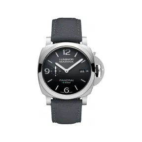 沛纳海/Panerai Luminor 系列 磨砂eSteel™材质 44毫米 自动机械机芯 男表 PAM01358