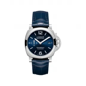 沛纳海/Panerai Luminor庐米诺系列 40MM AISI 316L抛光精钢 自动机械机芯 男表 PAM01370