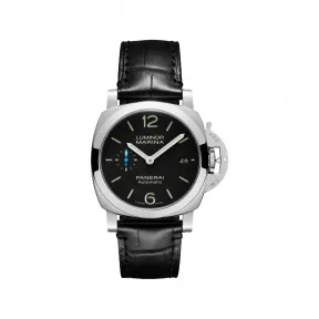 沛纳海/Panerai Luminor庐米诺系列 40MM AISI 316L抛光精钢 自动机械机芯 男表 PAM01372