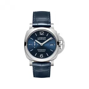 沛纳海/Panerai Luminor 系列 AISI 316L磨砂精钢 42毫米 自动机械机芯 男表 PAM01393
