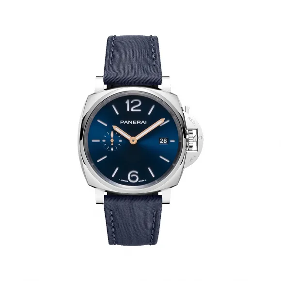 沛纳海/Panerai luminor due庐米诺杜尔系列 42MM 抛光精钢 自动机械机芯 男表 PAM01429