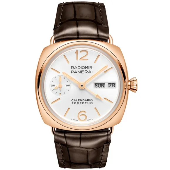 沛纳海/Panerai Radiomir镭得米尔GMT Goldtech™万年历 45MM  自动机械机芯 男表 PAM01453