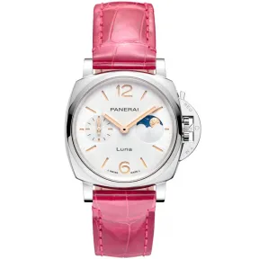 沛纳海/Panerai Luminor Due庐米诺杜尔Luna腕表 38MM  自动机械机芯 中性表 PAM01557