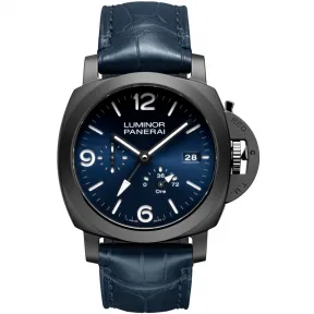 沛纳海/Panerai Luminor GMT Power Reserve Ceramica 44MM  自动机械机芯 男表 PAM01574