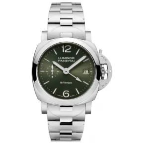 沛纳海/Panerai Luminor庐米诺Quaranta BiTempo 40MM  自动机械机芯 男表 PAM01640