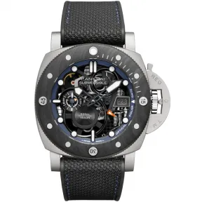 沛纳海/Panerai Submersible潜行系列GMT Titanio Mike Horn体验版 47MM  自动机械机芯 男表 PAM01670