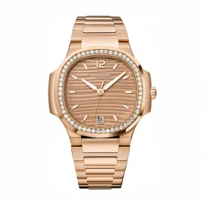 百达翡丽/Patek Philippe Nautilus 运动 鹦鹉螺 系列 玫瑰金 自动机械机芯 女表 7118-1200R-010