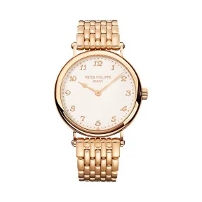 百达翡丽/Patek Philippe 卡拉特拉瓦 Calatrava 系列 18k玫瑰金 自动机械机芯 女表 7200-1R-001
