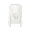 菲利普·普莱因/Philipp Plein 羊绒套衫圆领 LS 与水晶 AABC-WKO0513-PKN002N-01