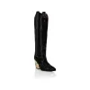 菲利普·普莱因/Philipp Plein 牛仔中跟靴哥特式 Plein 与水晶 AABS-WSE0625-PLE010N-02
