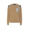 菲利普·普莱因/Philipp Plein 棉/羊毛套衫圆领 LS Gothic Plein FACC-MKO1238-PKN002N-06