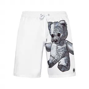 菲利普·普莱因/Philipp Plein 泳装四角裤佩斯利泰迪熊 FACC-MMX0067-PNY002N-01