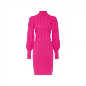 菲利普·普莱因/Philipp Plein 羊毛高领连衣裙长袖 FACC-WKG0375-PKN002N-33