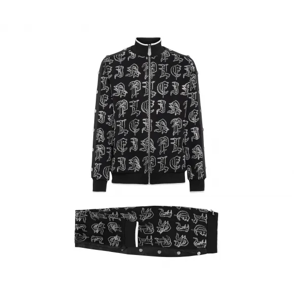 菲利普·普莱因/Philipp Plein 慢跑运动服：上衣/长裤 Gothic Plein PACC-MJJ0559-PJO002N-0202