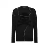 菲利普·普莱因/Philipp Plein 羊毛套衫圆领长袖 Skull&Bones PACC-MKO1173-PTE076N-02