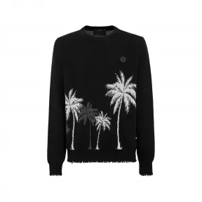 菲利普·普莱因/Philipp Plein 美利奴羊毛套衫 LS 夏威夷 SACC-MKO1231-PKN002N-02