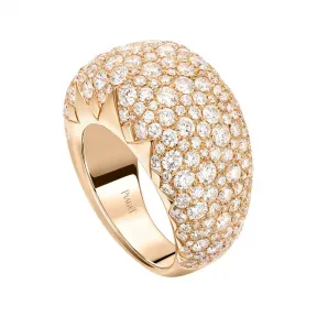 伯爵/Piaget 玫瑰金钻石戒指G34L3G00