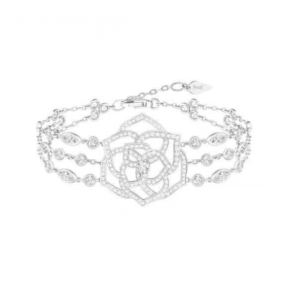伯爵/Piaget 白金钻石手链 - 高级珠宝 G36U6200