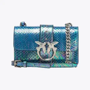 品蔻/Pinko Galleria 层压爬行动物迷你 Love Bag One 100059A0SYYJ7N