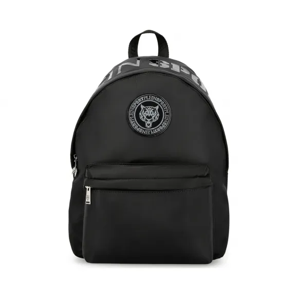 普兰/Plein Sport 黑色 / 黑色 男士 双肩包 73864_0202_4_0