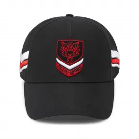 普兰/Plein Sport 黑色 / 红色 男士 棒球帽 76743_0213_4_0