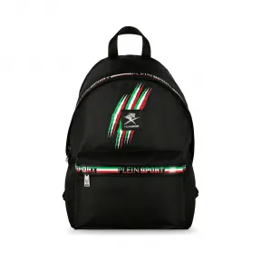 普兰/Plein Sport 黑色 男士 双肩包 76768_02_4_0