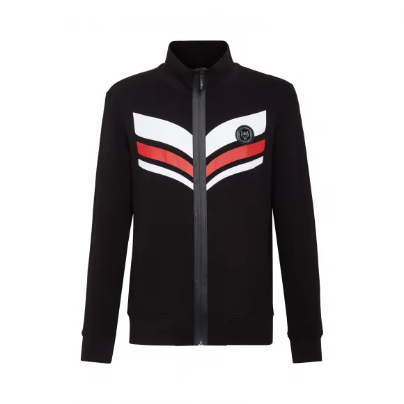 普兰/Plein Sport 黑色 / 红色 男士 夹克 A19C-MJB1590-SJO001N_0213