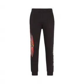 普兰/Plein Sport 黑色 / 红色 男士 慢跑裤 A19C-MJT1379-SJO001N_0213
