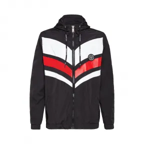 普兰/Plein Sport 黑色 / 红色 男士 夹克 A19C-MRB1339-SXV005N_0213