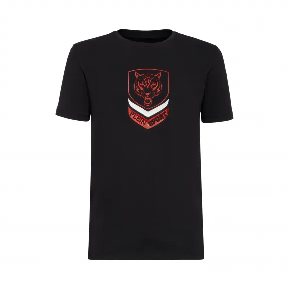 普兰/Plein Sport 黑色 / 红色 男士 T恤 A19C-MTK3997-SJY001N_0213