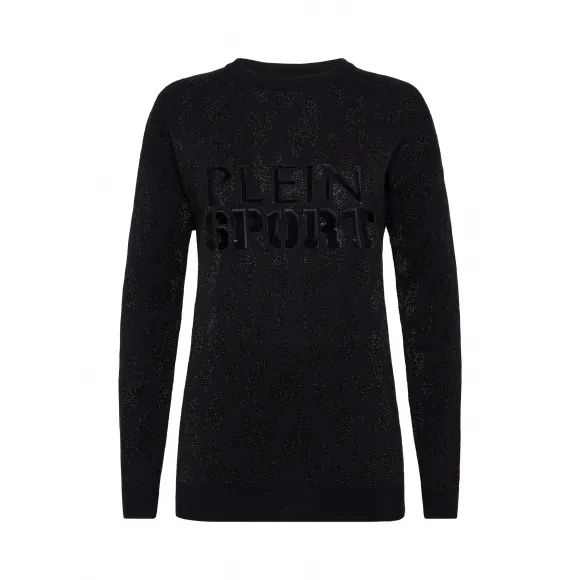普兰/Plein Sport 黑色 女士 套头衫 A19C-WKO0307-STE003N_02