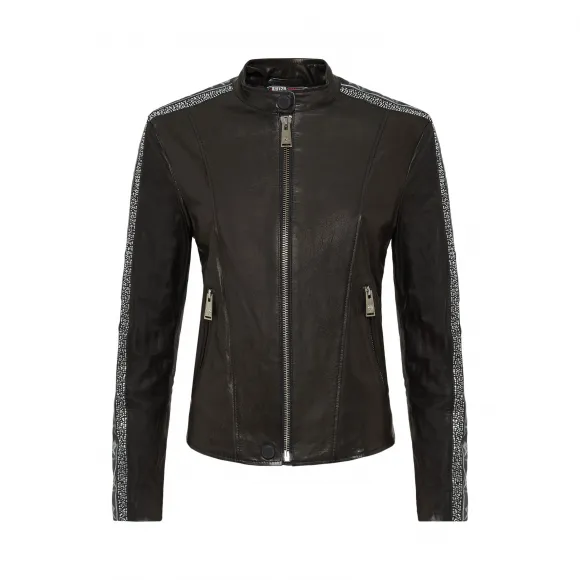 普兰/Plein Sport 黑色 女士 夹克 A19C-WLB0643-SLE001N_02