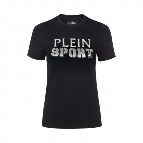 普兰/Plein Sport 黑色 女士 T恤 A19C-WTK1841-STE003N_02