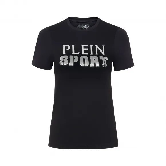 普兰/Plein Sport 黑色 女士 T恤 A19C-WTK1841-STE003N_02