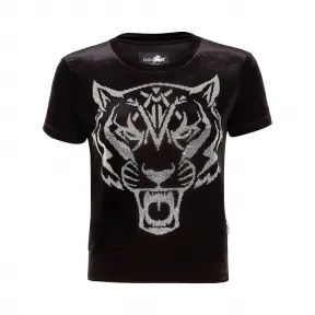 普兰/Plein Sport 黑色 女士 T恤 A19C-WTK1847-STE003N_02