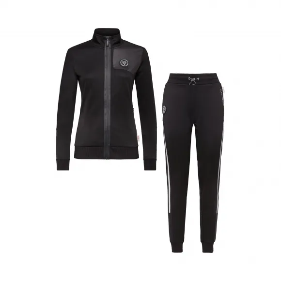 普兰/Plein Sport 黑色 / 黑色 女士 连帽衫 F18C-WJJ0010-SJO001N_0202