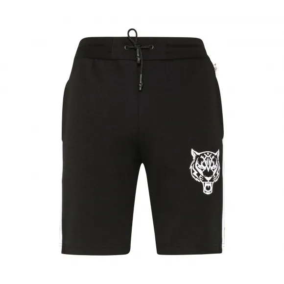 普兰/Plein Sport 黑色 男士 短裤 F19C-MJT1130-SJO001N_02